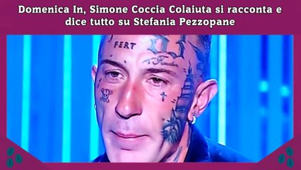 Domenica In, Simone Coccia Colaiuta si racconta e dice tutto su Stefania Pezzopane