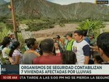 Organismos de seguridad del estado Mérida contabilizan 7 viviendas afectadas por las lluvias