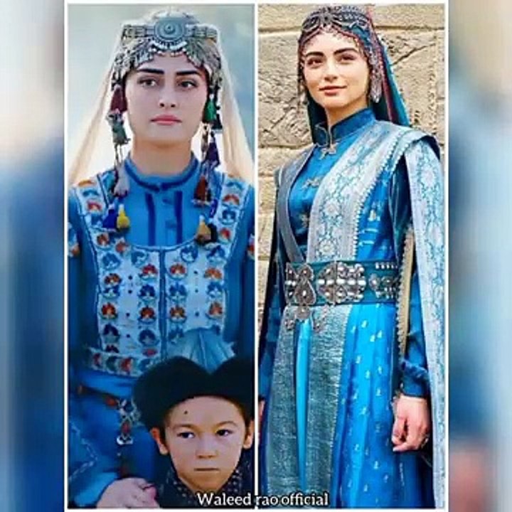 Halima sultan and Bala hatun in same dresses Who is your favorite tell me in comments