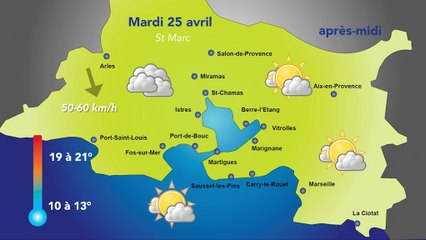 Météo: toujours un ciel voilé pour ce mardi 25 avril