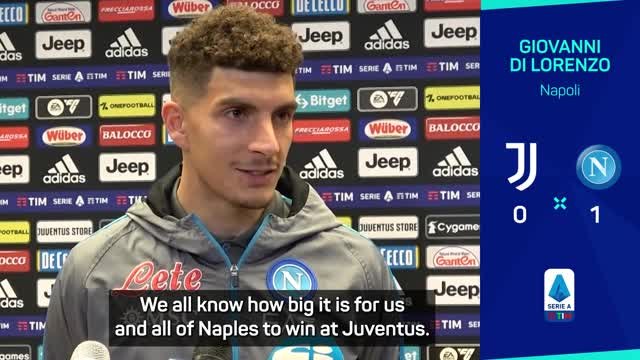 Di Lorenzo talks Napoli celebrations after last-gasp Juventus win
