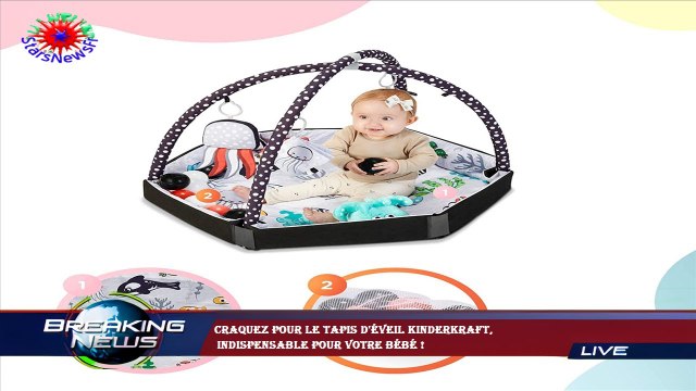 Craquez pour le tapis d'éveil Kinderkraft, indispensable pour votre bébé !