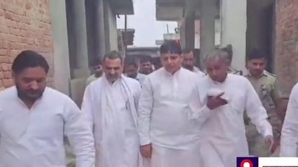 मुजफ्फरनगर: मृत्यु की सूचना पर परिजनों को सांत्वना देने पहुंचे केंद्रीय राज्यमंत्री