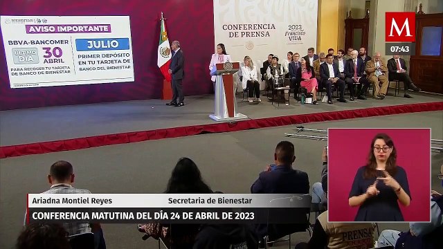 Tarjetas BBVA y Banamex ya no servirán para recibir apoyos, informa secretaria del Bienestar