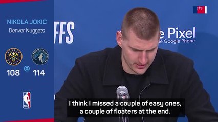 Nuggets 'need to do a better job' to claim series - Jokic