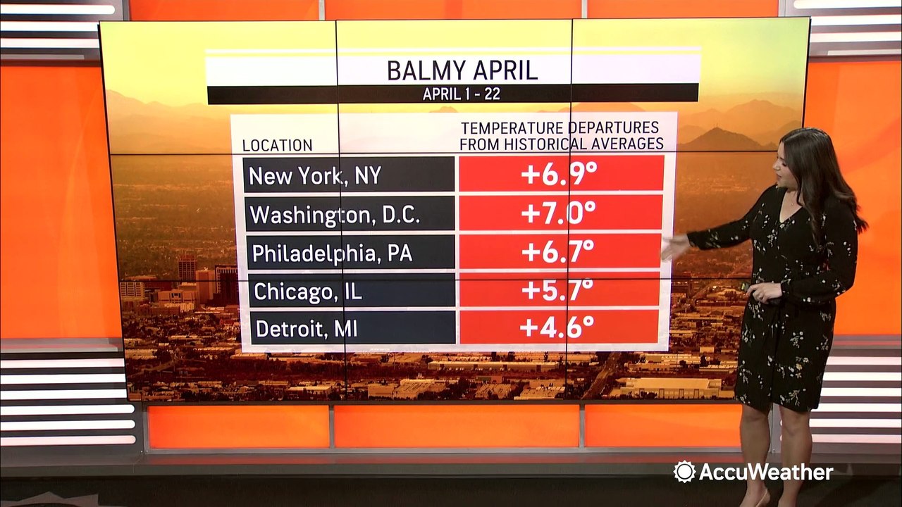 Spring chill to return to Great Lakes, Northeast