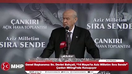 Bahçeli'den Suriyelileri göndereceğiz açıklaması