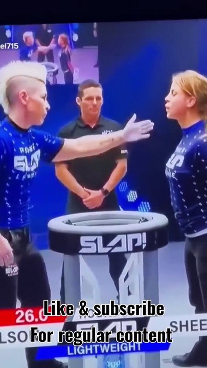 Courtney Olson Slap contest Knockout KO #slapbattles #ko #knockout # ...