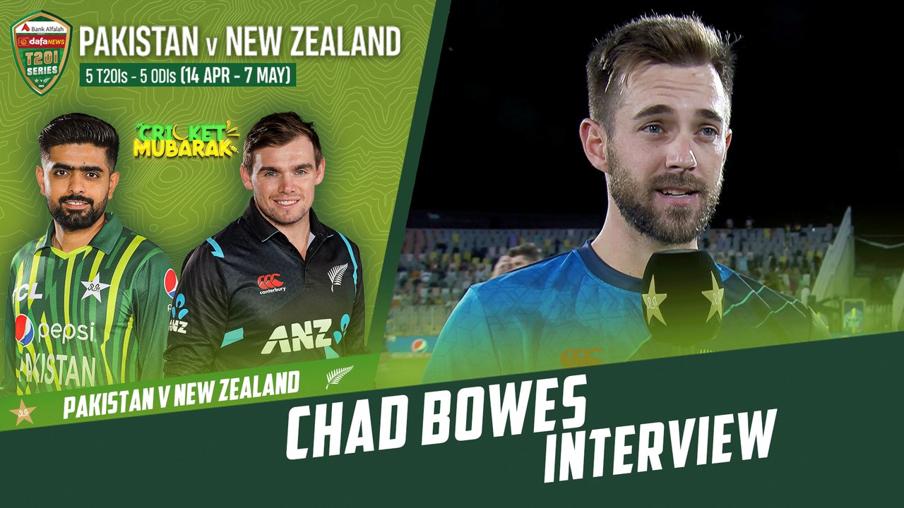Chad Bowes Interview | Pakistan vs New Zealand | 5th T20I 2023 | PCB | M2B2T