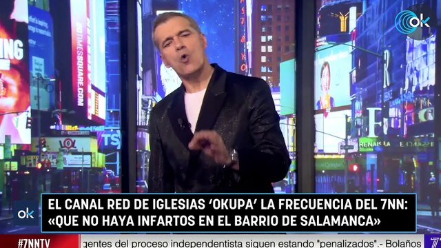 El Canal Red de Iglesias 'okupa' la frecuencia del 7NN: «Que no haya infartos en el barrio de Salamanca»