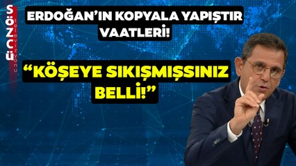 Fatih Portakal Erdoğan'ın Kopyala Yapıştır Vaatlerini Yorumladı! "Ah Bu Bizim Başkan!"
