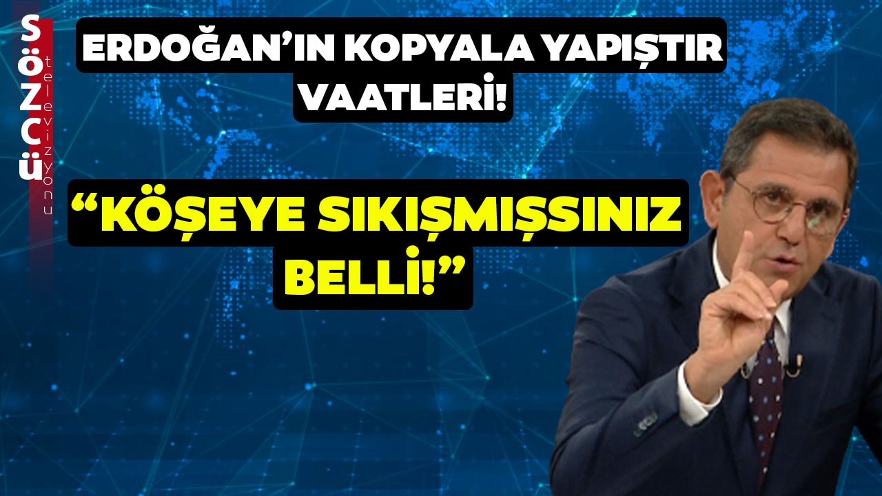 Fatih Portakal Erdoğan'ın Kopyala Yapıştır Vaatlerini Yorumladı! "Ah Bu Bizim Başkan!"