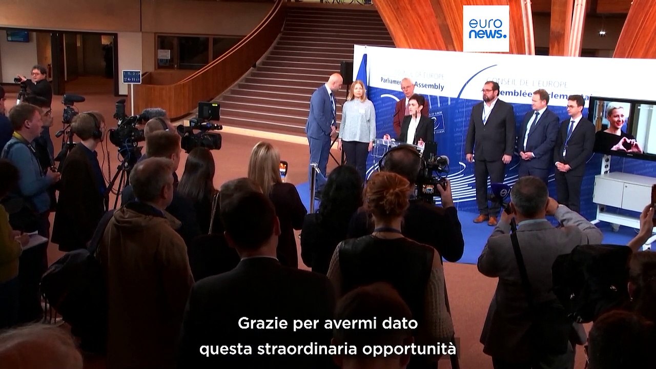Omaggio del Consiglio d'Europa al  leader dell'opposizione russa Vladimir Kara-Murza,
