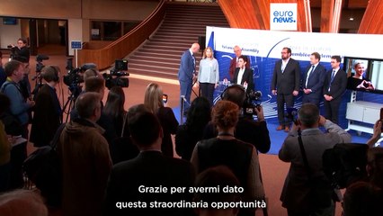 Omaggio del Consiglio d'Europa al  leader dell'opposizione russa Vladimir Kara-Murza,