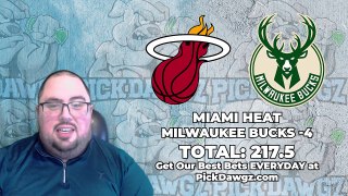 Milwaukee Bucks vs Miami Heat 4/24/23 NBA Free Picks & Predictions | NBA Playoffs