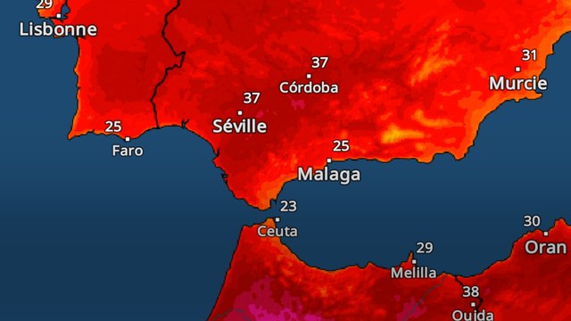 Canicule historique en Espagne, jusqu’à 40 °C attendus en Andalousie