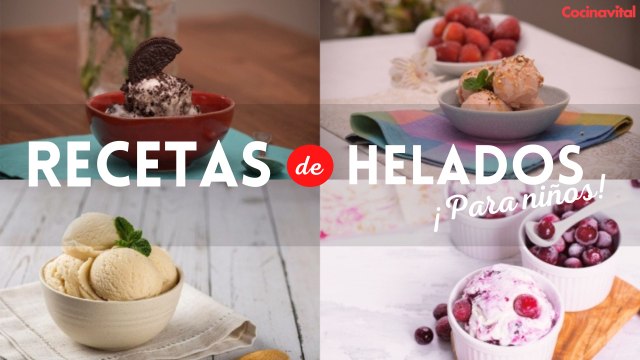 Checa 4 recetas de helados fáciles y deliciosos para niños