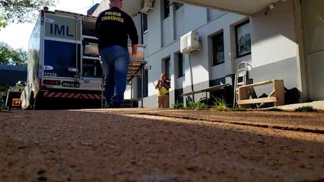 Corpo de Afonso Ribeiro dos Anjos, esfaqueado em Guaraniaçu, chega ao IML de Cascavel