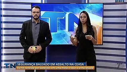 Segurança é baleado em assalto na Ceasa