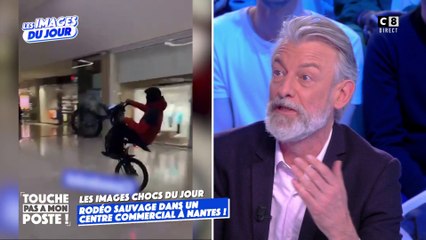 Des rodéos sauvages dans un centre commercial à Nantes !