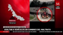 Graban asalto a varios automovilistas en carretera de Cumbres de Maltrata