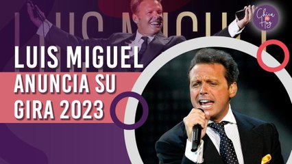 Luis Miguel anuncia las fechas de su nuevo tour