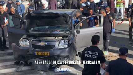 'Atentado' deixa feridos em Jerusalém