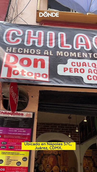 Chilaquiles rellenos de Don Totopo