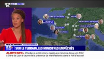 Les déplacements des ministres et des élus de la majorité perturbés