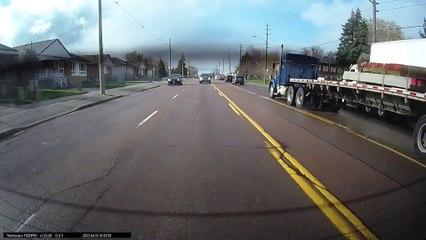Car Accident By Bus Stop In Canada