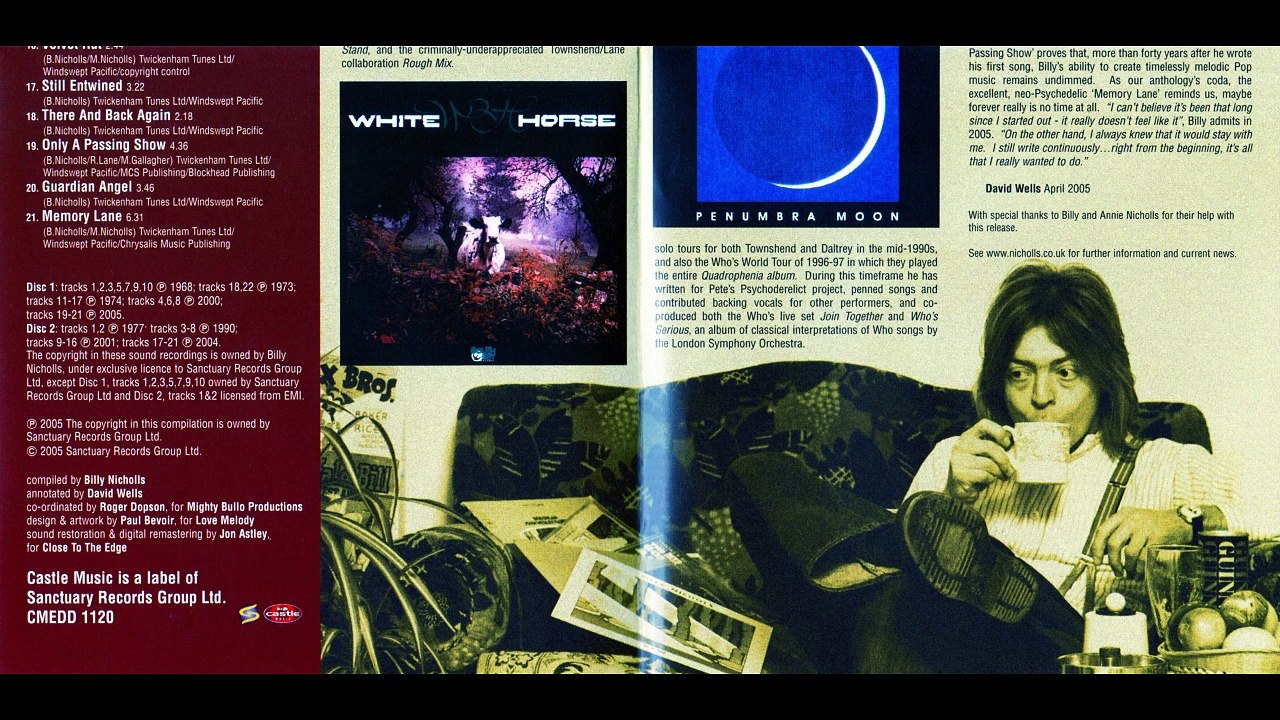 Billy Nicholls – Forever's No Time At All - The Anthology 1967-2004 Rock, Pop, Pop Rock, Ballad,