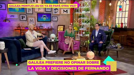 ¿El ex de Galilea ya es papá? La conductora reacciona a los rumores