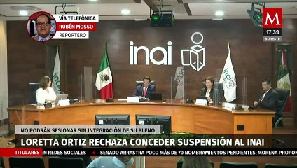 Ministra de la SCJN rechaza que el INAI pueda sesionar sin integración de su pleno
