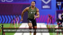 New York Giants Draft Prospect Profile  LB Daiyan Henley