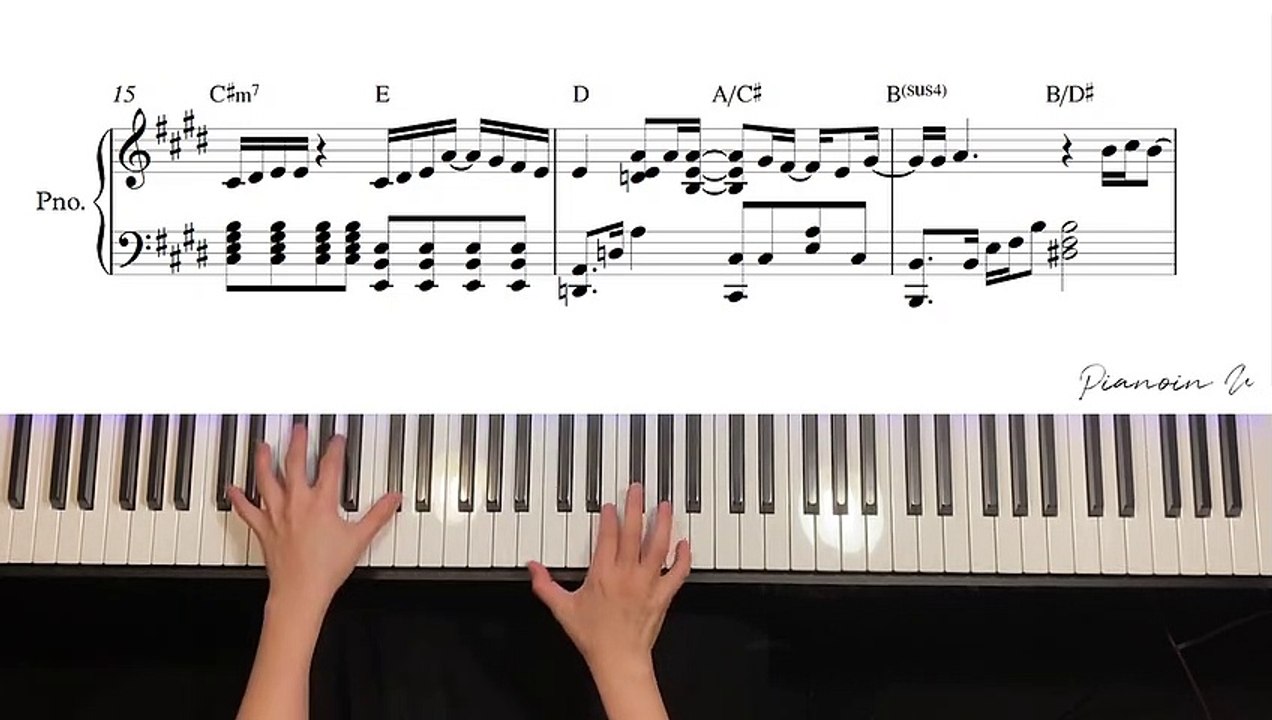 아이유 IU - 아이와 나의 바다 (My sea) - Piano Cover - Sheet