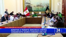 María Cordero: admiten denuncia constitucional contra legisladora por recortar salario a empleado