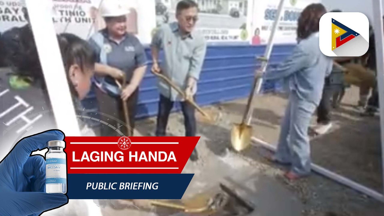 Sen. Bong Go, binisita ang groundbreaking cerem...