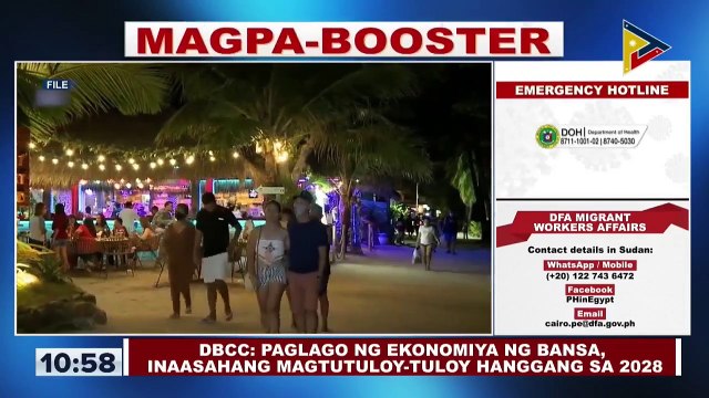 DBCC: Paglago ng ekonomiya ng bansa, inaasahang magtutuloy-tuloy hanggang sa 2028