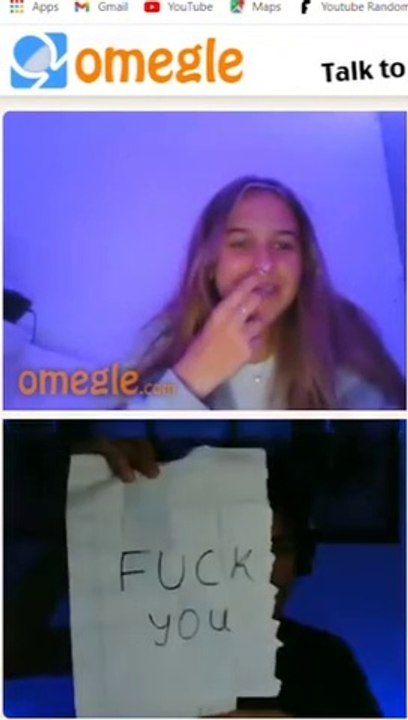 Cut girl on Omegle