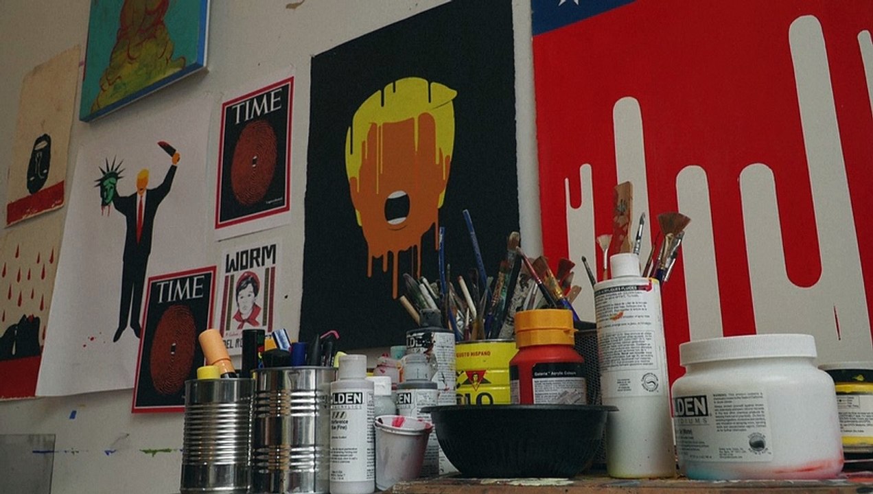 Exil-kubaner schafft unverkennbare trump-karikaturen