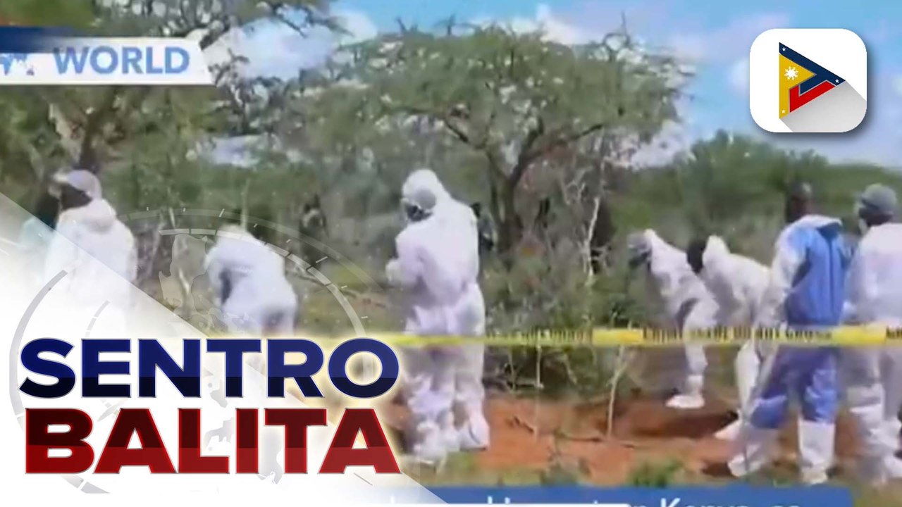 73 labi ng mga namatay dahil sa matinding pagkagutom bunsod ng utos umano ng isang cult leader, natagpuan sa kagubatan ng Kenya;