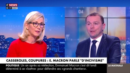 Le Ministre du travail, Olivier Dussopt, estime qu'accueillir les ministres en tapant sur des casseroles, "ce n'est pas la démocratie": "C'est vouloir faire taire ceux qui ne pensent pas comme vous !"