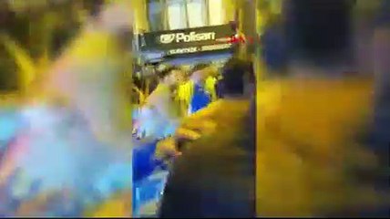 Fenerbahçe stadı önünde gergin anlar