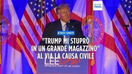 "Trump mi stuprò in un grande magazzino". Al via la causa civile contro l'ex presidente USA