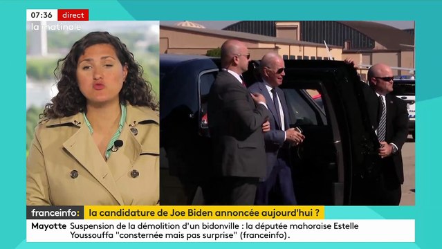 Le président américain Joe Biden doit annoncer aujourd'hui qu'il brigue un second mandat à la tête des Etats-Unis, balayant les inquiétudes exprimées sur son âge - VIDEO