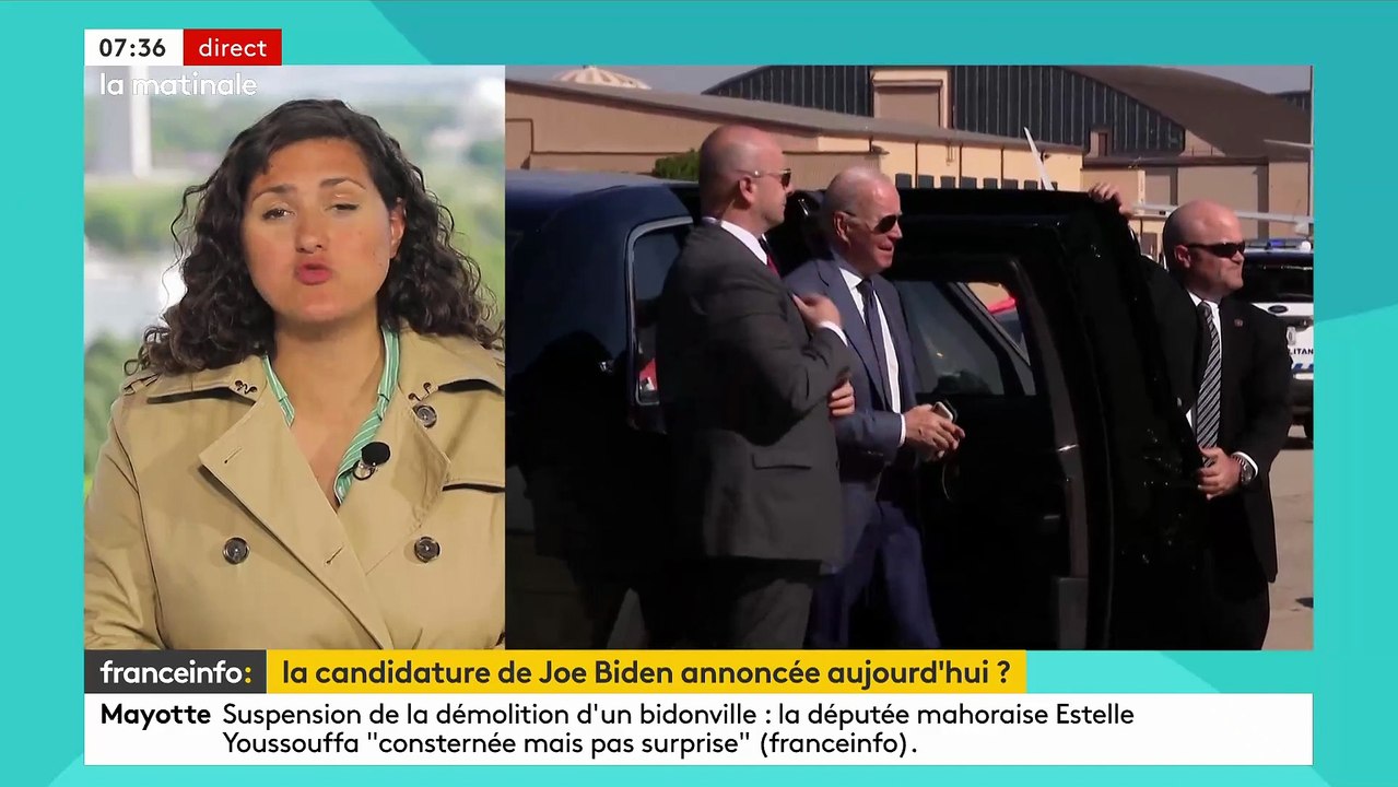 Le président américain Joe Biden doit annoncer aujourd'hui qu'il brigue un second mandat à la tête des Etats-Unis, balayant les inquiétudes exprimées sur son âge - VIDEO