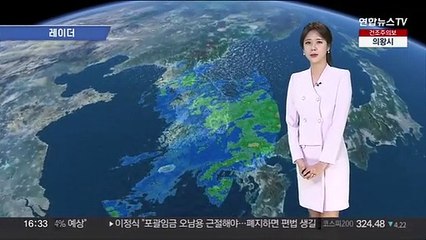 [날씨] 밤까지 곳곳 비…내일 중부·전북 다시 비구름