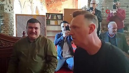 Duyduğu ezan sesinden etkilendi Ayasofya’da müslüman oldu