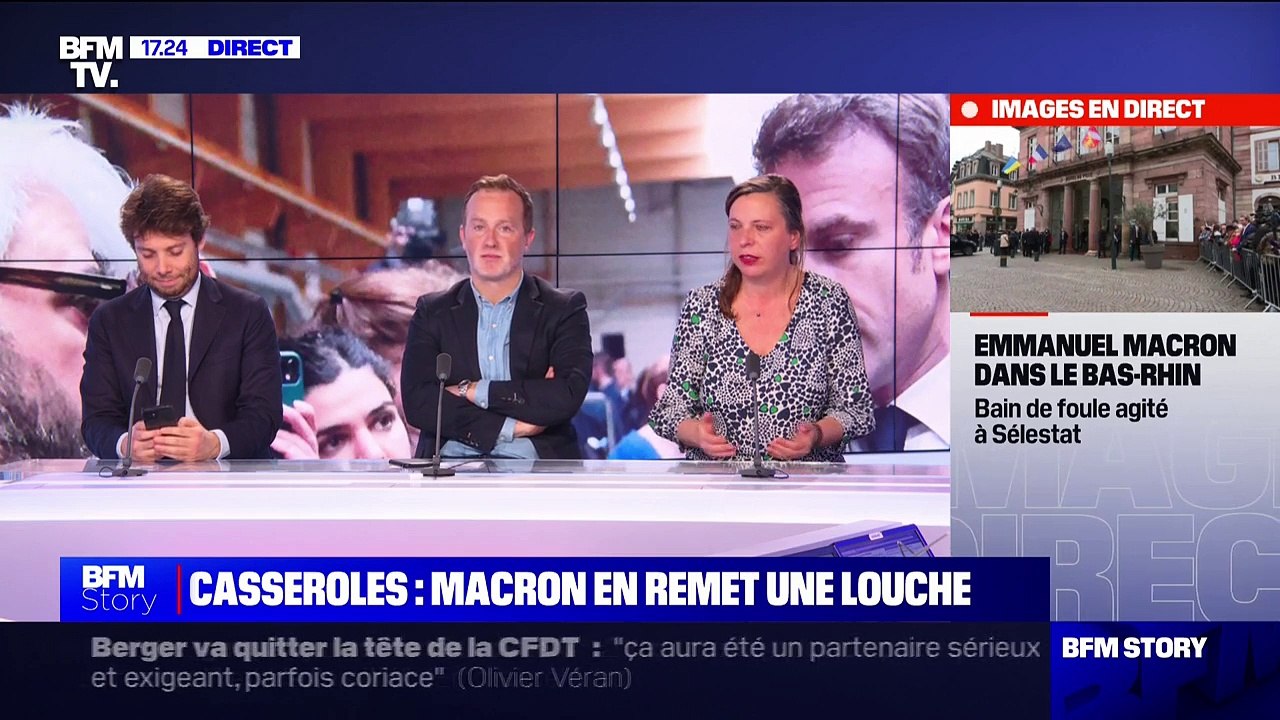 Pour Emmanuel Macron, "ce ne sont pas les casseroles qui feront avancer la France"