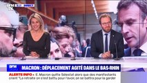 Déplacement agité pour Emmanuel Macron dans le Bas-Rhin